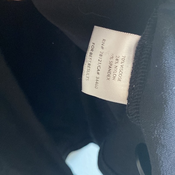 Eileen Fisher Button Front Stretch Tunic Cardigan Jacket Black - Picture 4 of 5